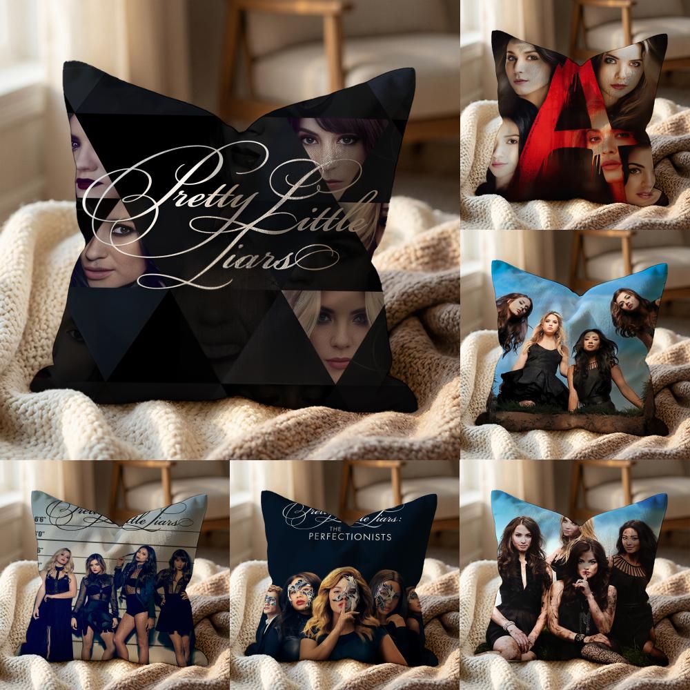 Новая наволочка P-Pretty Little Liars для подушки, многоцелевая, для дома и автомобиля - Двусторонняя, мягкая и прочная для ежедневного использования