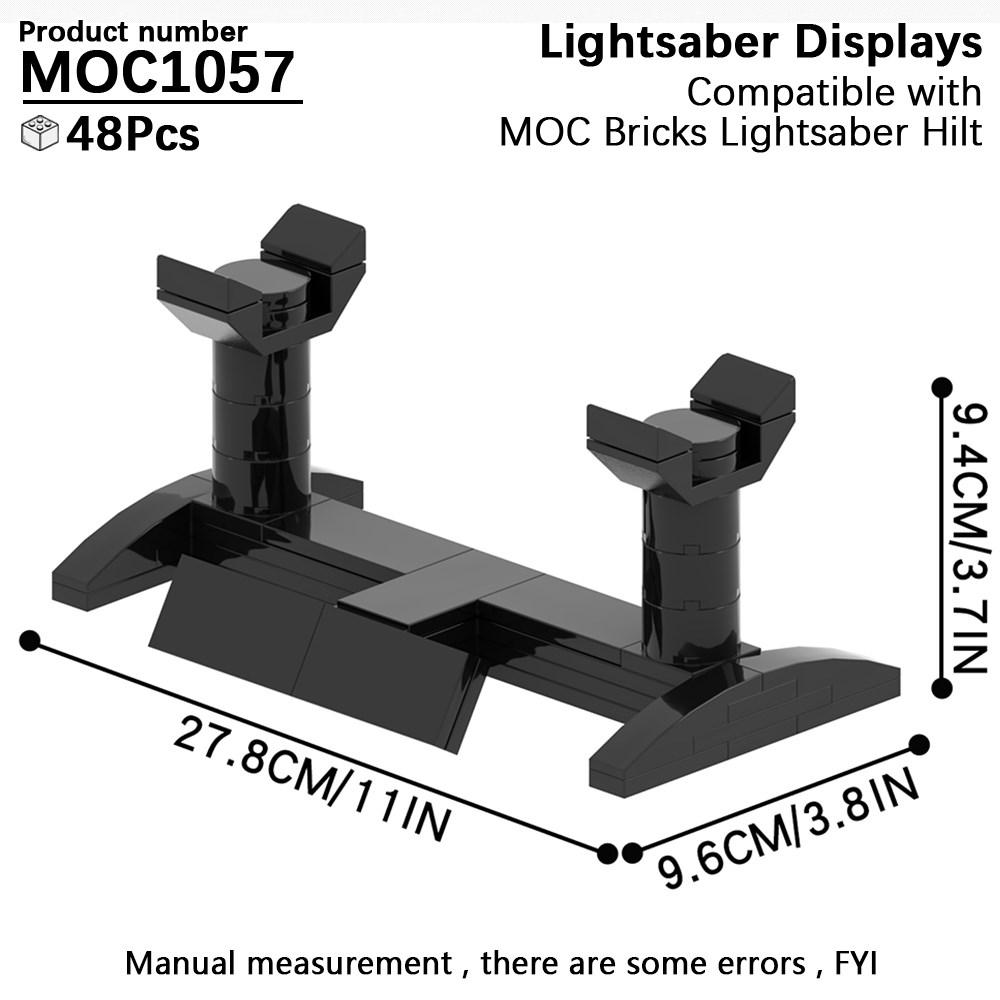 Подставка MOC для фигурок из фильмов, аниме, военных action figures, подставки для демонстрации, совместимые с блоками-коробками 75257 05007 75105, Игрушки-кубики High-Speed Championed, Наборы