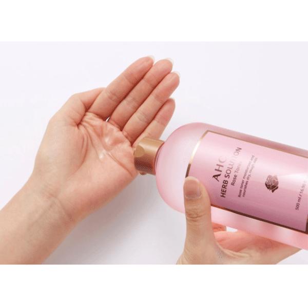 AHC Herbal Solution Rose Toner 500ml