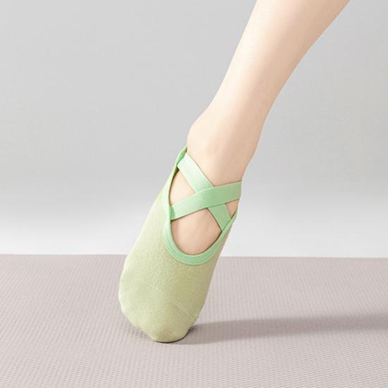 Градиентные носки No Show для женщин с противоскользящим силиконовым покрытием, носки для йоги, невидимые носки-лодочки с низким вырезом для фитнеса, танцев в помещении, спорта