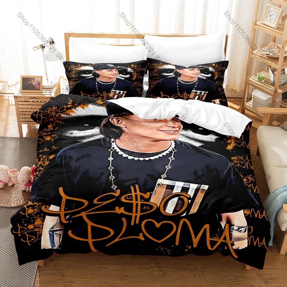 Mexican Star Peso Pluma Duvet Cover + 2 Pillowcases, Stylish Printed Bedding Set for Daily Use & Fan Gift