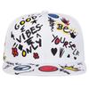 Unisex Smiling Graffiti Print Hip-hop Hats Fashion Spring Autumn Outdoor Adjustable Casual Baseball Caps Sunscreen Hat