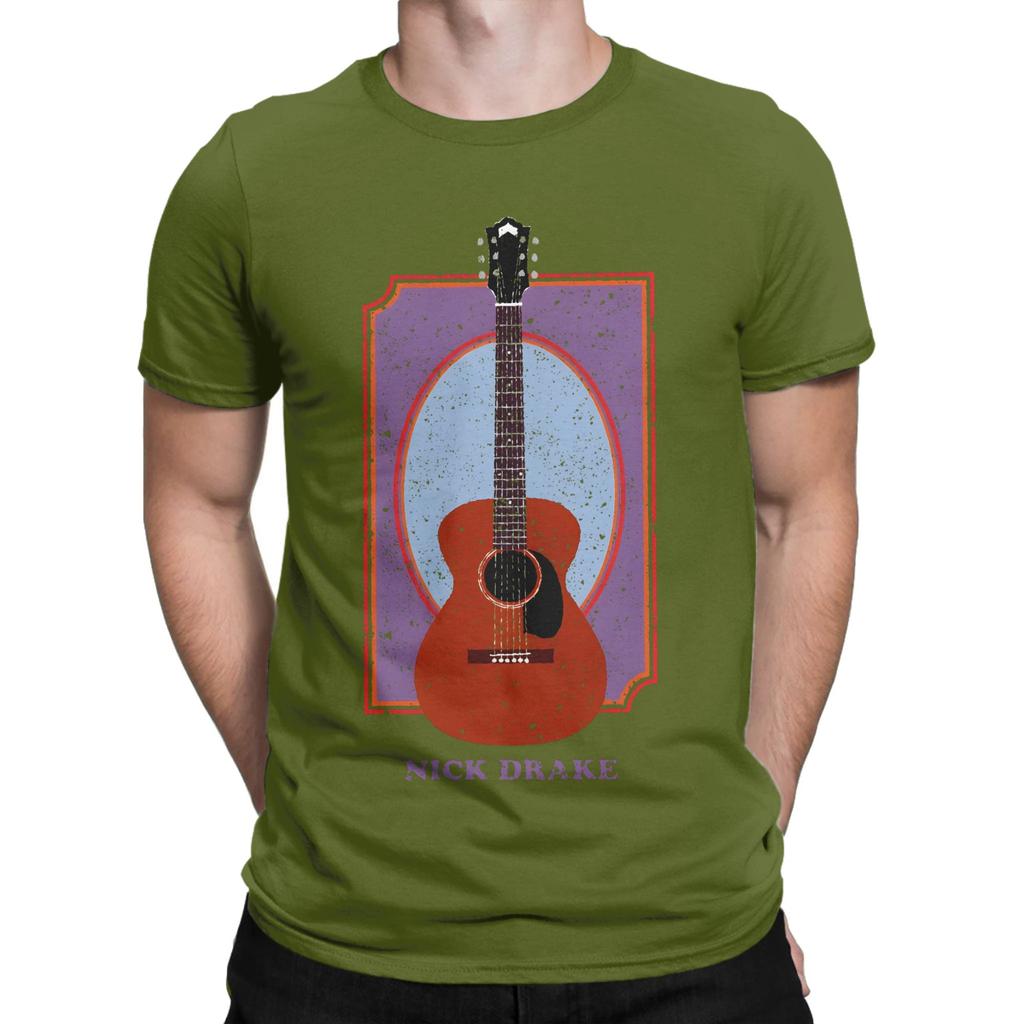 Nick Drake Tshirt Unisex Vintage 100 Cotton Tee Shirt Crewneck Short Sleeve T Shirts Plus Size Clothes