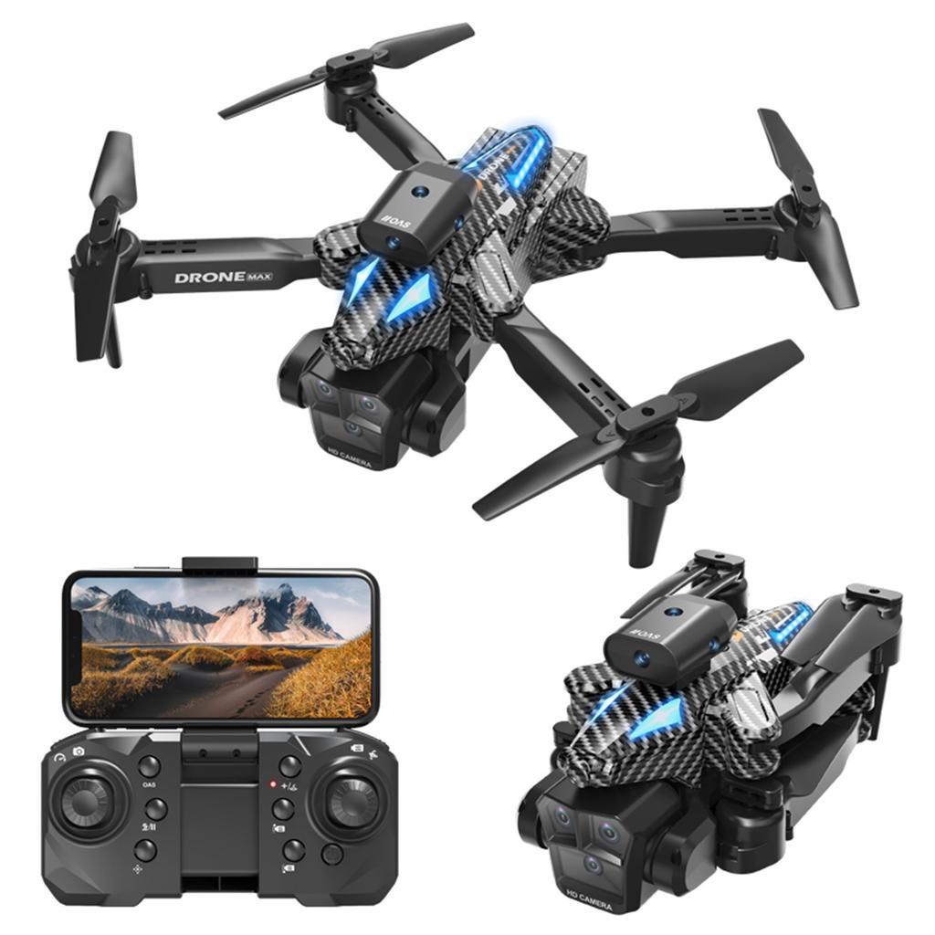 Drone With WiFi FPV 4K HD ESC Camera,Fly Altitude Hold Headless Mode Altitude Hold Mode Foldable RC Drone Quadcopter Circle Fly Route For Beginners