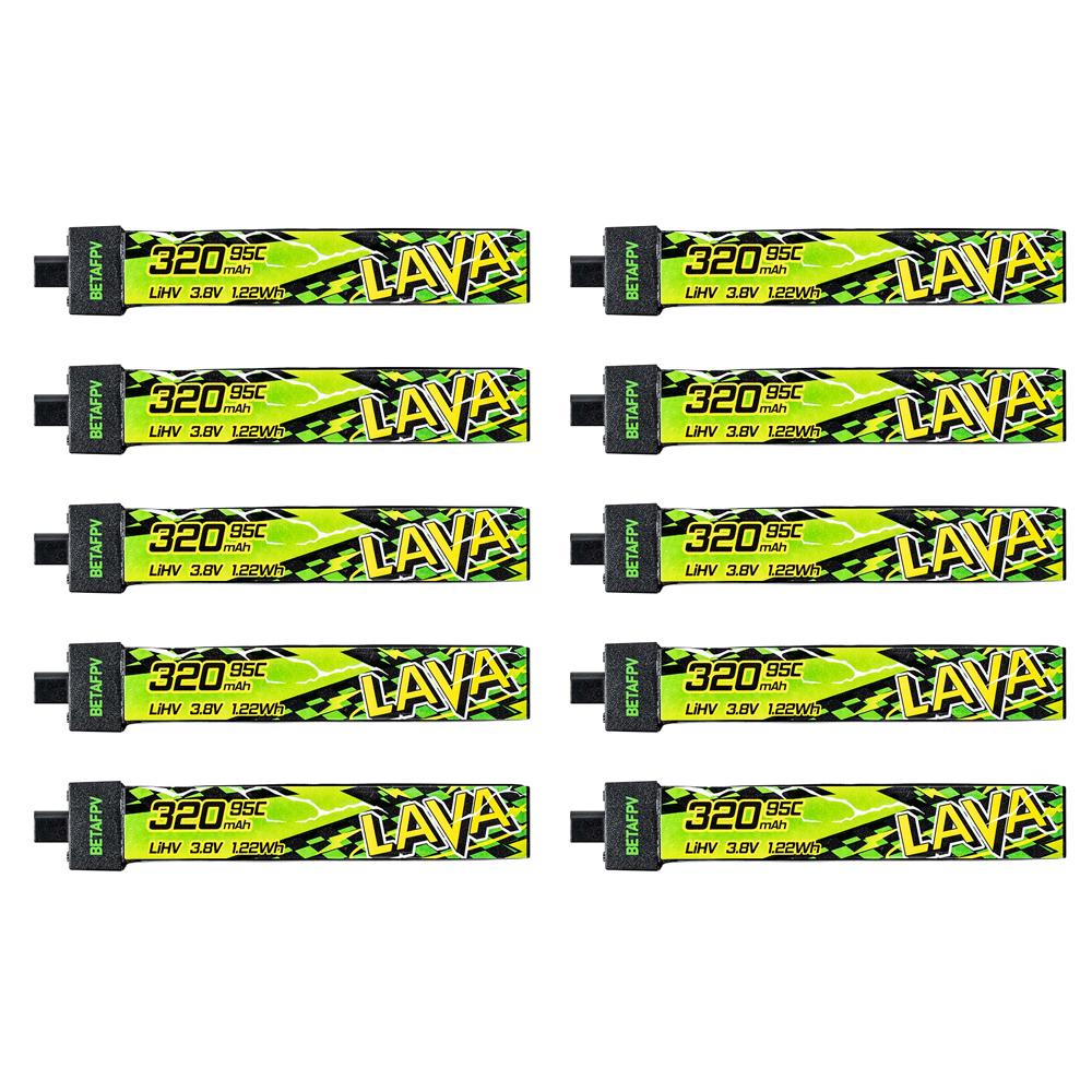 НОВЫЙ АККУМУЛЯТОР BETAFPV LAVA II 1S 95C 280 320 480 580 680 мАч 3,8 В LiHV с разъемом BT2.0 для Air65, Air75, Meteor75 Pro, Cetus Pro X