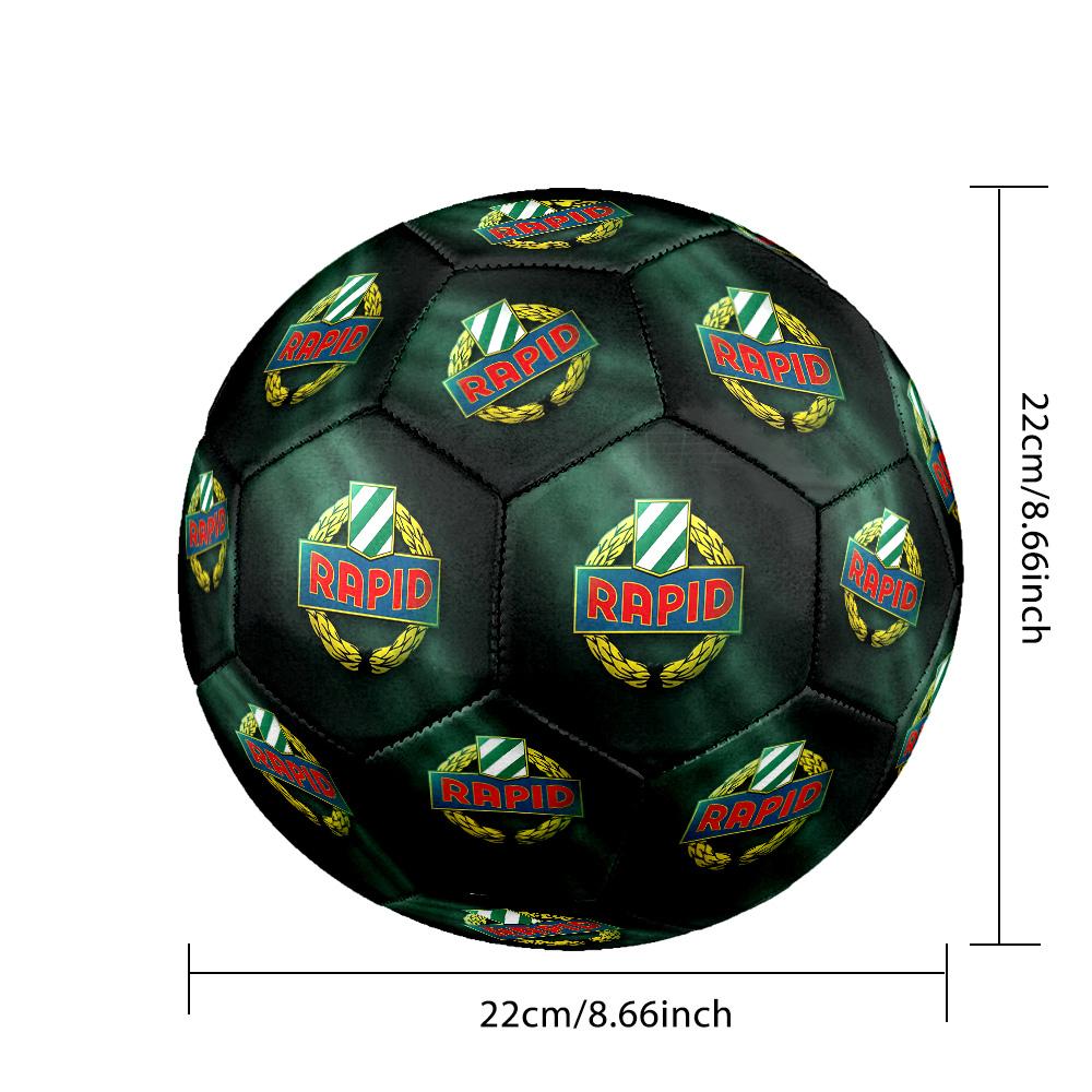 Футбольный мяч Rapid Wien FC, размер 5, стандартный, прочный, для тренировок и матчей, для взрослых, для занятий спортом на открытом воздухе