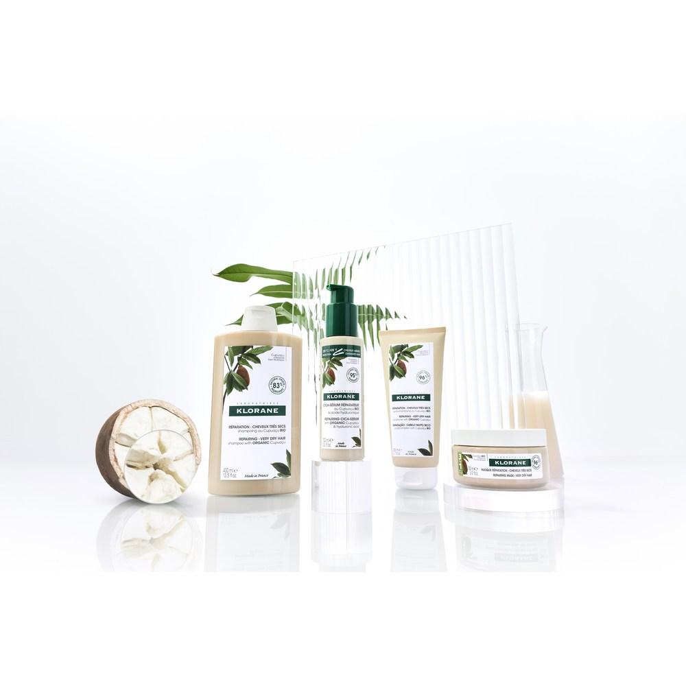 Шампунь Klorane Cupuaçu Butter Repair для сильно поврежденных волос, 400 мл, 1 шт.