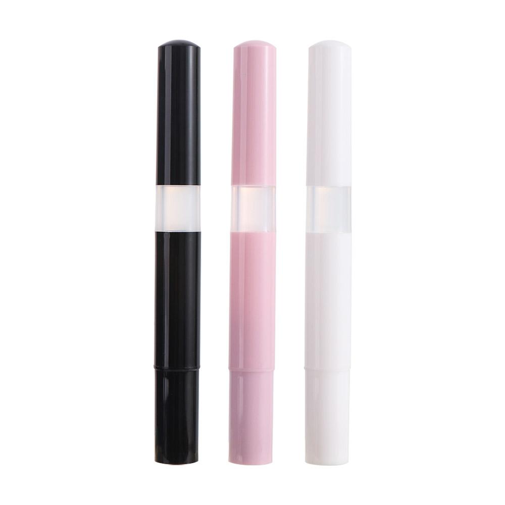 Transparent Nail Oil Pen With Brush 3ML Lip Gloss Tube Cream Cosmetic Container Pen  Outdoor