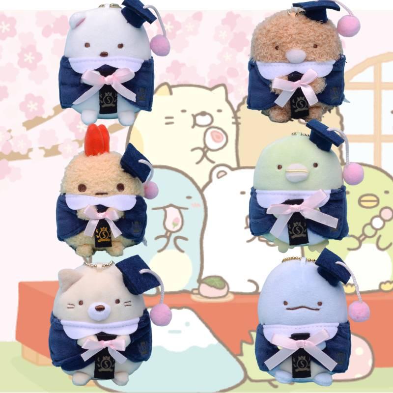 Плюшевый брелок Sumikko Gurashi на выпускной, Милая мягкая игрушка, Мягкая ткань, Стиль пингвина, Идеальный подарок