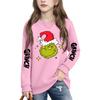 Boys Girls Child Fashion Daily Versatile Casual Crewneck Sweatshirts Daily Long Sleeve Patchwork Top Sweatshirts