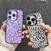 Модный чехол с граффити для iPhone 16 Samsung A55 A35 M35 S24 Xiaomi Redmi Note 13Pro 14C A3 Huawei Honor 200, противоударный чехол-бампер с защитой от царапин