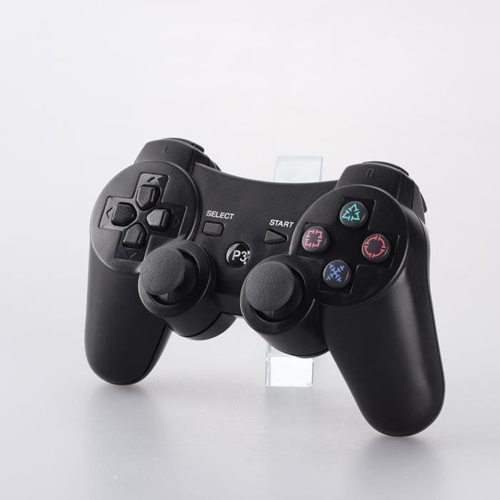 Game Controller - Gamepad - PS3 - Wireless - Double Shock - Black