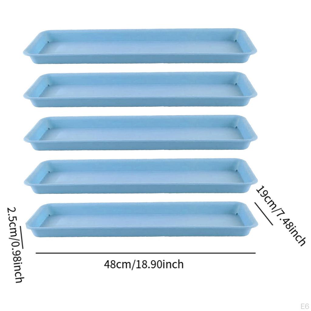 5 -fold Plant Shells Base Cup Rectangular Plants Flower Pot -Nendasesen for Interiors,