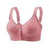 Cotton Front Closure Bras Plus Size Wireless Bralette Cotton Bra Vest Front Buckle Brassiere Comfortable Underwear S-4XL