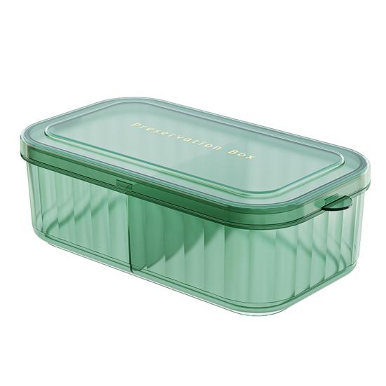 Контейнеры для хранения фруктов и овощей в холодильнике с регулируемым вентиляционным отверстием Съемная корзина Коробка для овощей и фруктов без бисфенола-А для хранения закусок