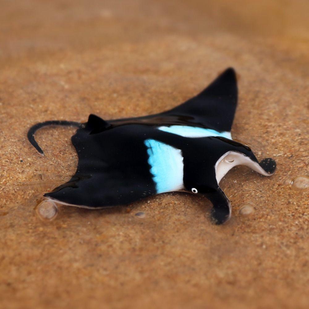 Fish Model Manta Ray Model Simulation Sea Life Action Figurines Ocean Animal Figures  Kids Toy