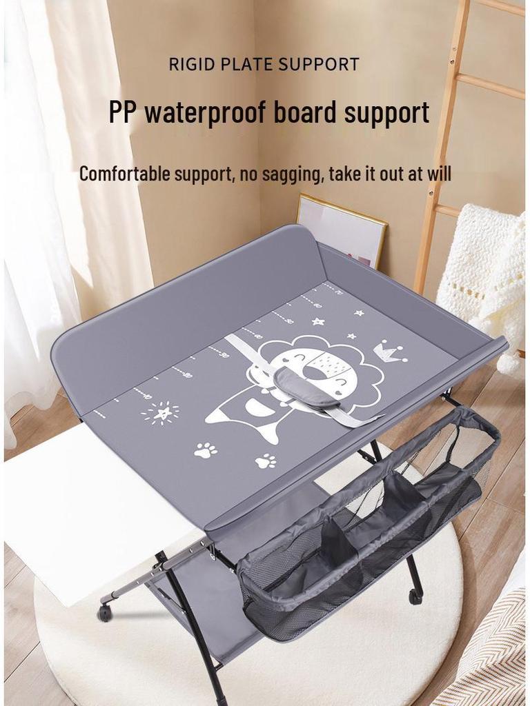 Моющийся пеленальный столик для новорожденных с массажем и мультяшным дизайном