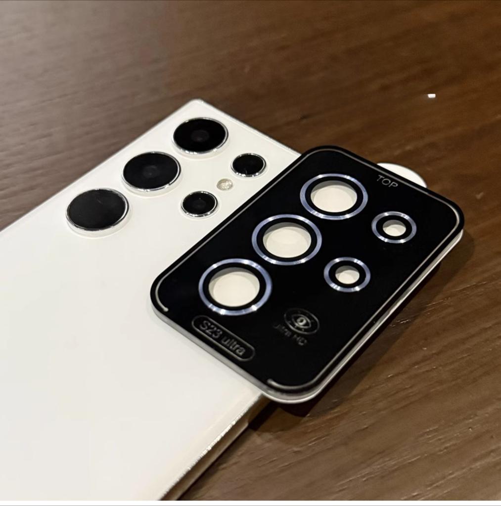 Металлический чехол-кольцо для объектива Samsung S24 Ultra S23 FE S22 Plus A15 A35 A55 A14 A24 A34 A54 Защитная пленка для объектива камеры