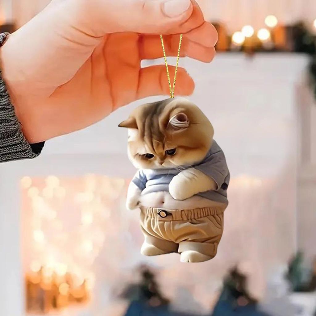 Брелок «Пухлый пес» - Фигурка на приборную панель | Автомобильные украшения в виде животных - Подвесной декор для автомобиля