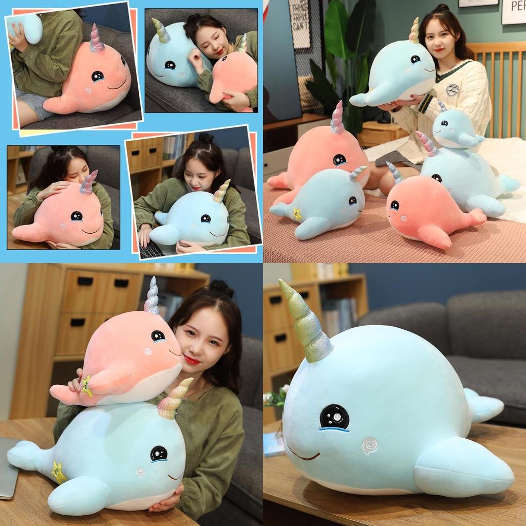 Плюшевая игрушка кит, морское животное, мягкая кукла