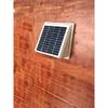 68CFM Plastic Solar Wall Fan 2.5W Ventilator Extractor Airduct Diameter 120mm for Shed Greenhouse