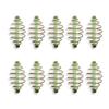 10pcs Fishing Spring Feeder Carp Fishing Equipment Tools Feeder Basket Bait Thrower Feeder Coil Inline Method Feeder