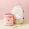 304 Stainless Steel Cute Insulated Breakfast Food Can Cup, Portable Soup Can with Lid Spoon, Perfect Lunch Box Soup Cup