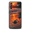 Летний пляжный чехол с пальмой для телефона Samsung Galaxy S24 S23 S22 Ultra S20 S21 FE 5G S10 S9 Plus S10E S8 S7 Мягкий силиконовый чехол