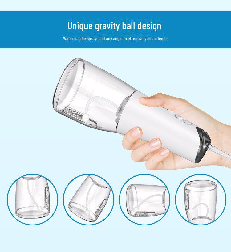 Multifunctional Portable Electric Water Flosser Toothbrush with High-Frequency Pulse for Optimal Oral Cleaning
