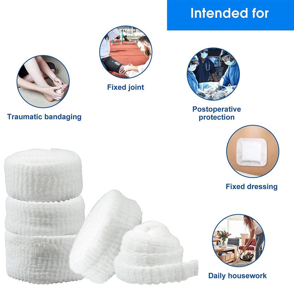 1 рулон сетчатый трубчатый бинт эластичная сетка повязка для ран трубка марля дышащий бинт фиксационная сетка для запястья локтя голени
