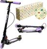 JD BUG Кикборд для детей, отличный подарок для учеников начальной школы MS-201AB (с тормозом/ручным тормозом/2 колеса/складной/4-дюймовые шины/губка