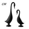 Creative Home Accent 2Pcs 3D Printed Swan Figurine, Artistic Sculpture with Stable Base, Decorative Showcase Decoration Double Ornaments, Minimalist