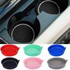 New Non-slip Water Cup Pad Car Coaster Diamond Rhinestone Bling Decoration Anti-skid Rubber Cup Bottle Mat Accessories