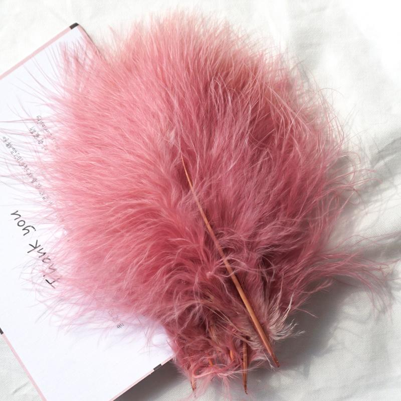 50Pcs Fluffy Turkey Marabou Feather 10-15Cm Turkey Feathers Decoration Accessories For Jewelry Clothes Wedding Plumes DIY Crafts
