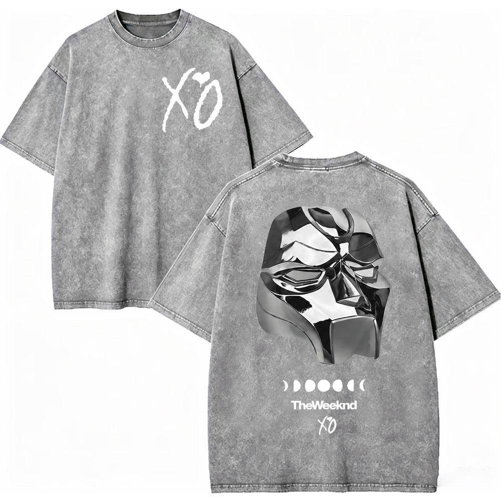 Vintage Washed Rapper The Weeknd Merch Tshirt After Hours Til Dawn Tour 2026 T Shirt Men Women Fashion Casual Cotton Tshirts