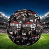 The Vampire Diaries Print Size 5 Soccer Ball, PU Wear Resistant Football for Match Training and Daily Practice, Birthday Gift for Soccer Fans