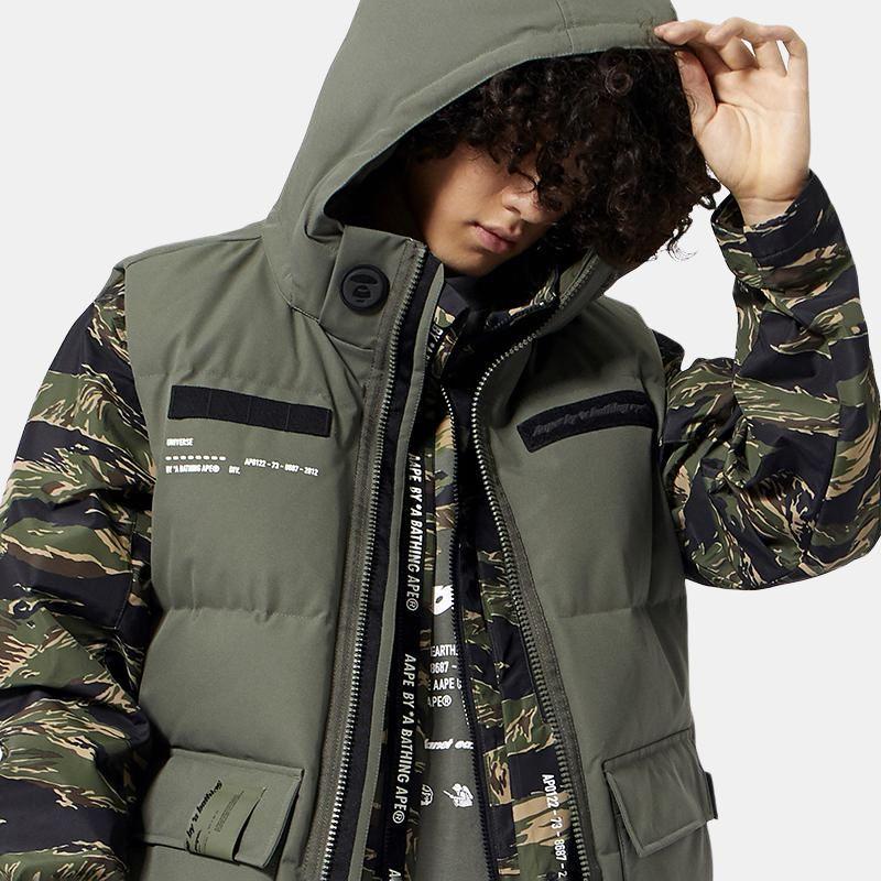 Aape Zip-up Padded Gilet AAPDNM7438XXH