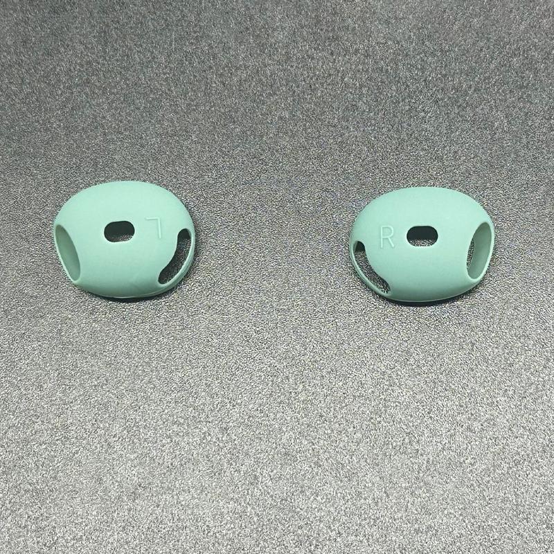 1 пара силиконовых амбушюр для кейса Airpods 4, защитные накладки для беспроводных наушников, амбушюры