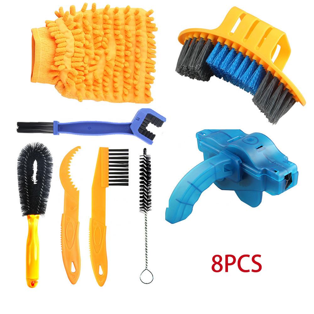 Щетка для чистки цепи для горного велосипеда, набор щеток для шин, инструмент для обслуживания