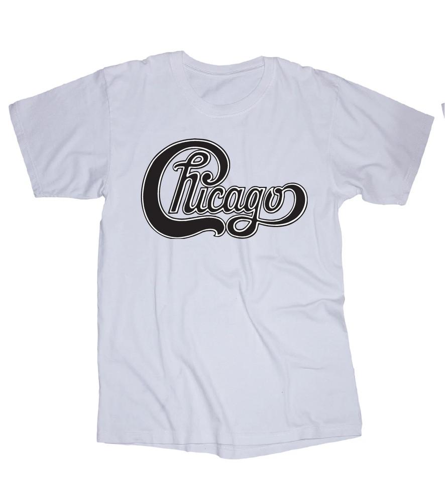 Футболка с логотипом группы Chicago от S до 5XL Унисекс Унисекс Футболка