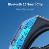 AlongChoice Bluetooth 5.3 Бизнес-наушник Светодиодный цифровой дисплей Гарнитура Объемная музыка Наушники большой емкости Водонепроницаемые