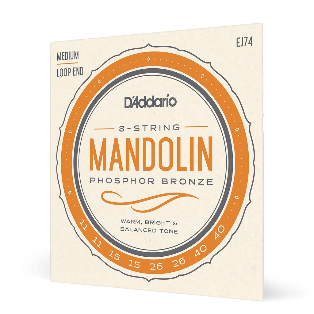 Mandolin String Phosphor Bronze Medium EJ74 D'Addario .011-.040 []