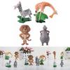 Фигурки из мультфильма Мадагаскар 4 шт. Коллекция кукол Игрушка для детей Милая и мини-игрушка