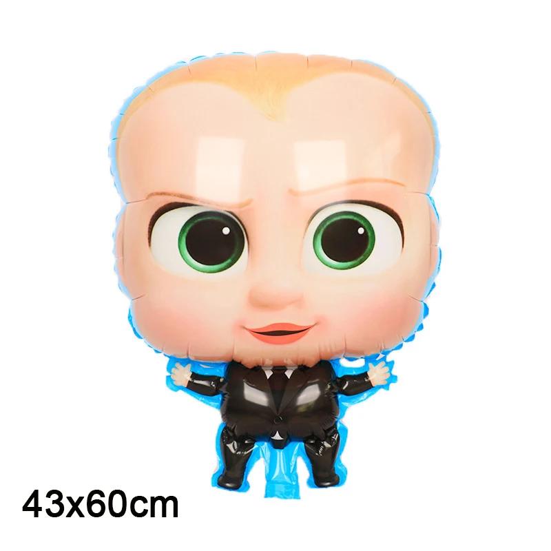 Bossed Baby Theme Birthday Party Decoration Newborn 1St Tableware Set Plate Cup Balloons For Kids Baby Shower Party Faovrs Gifts