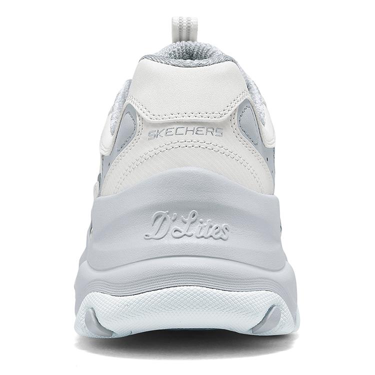 Skechers D'LITES 5.0 Height Increasing Low top Chunky Sneakers Women's White 150524-WGY
