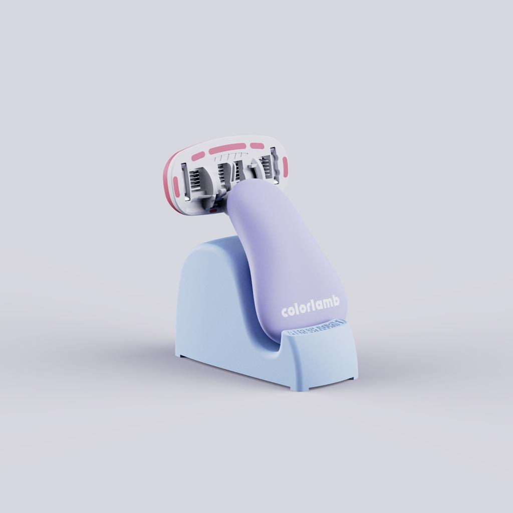 Портативный женский бритвенный набор Ручная бритва для бикини Удалитель волос для женщин Частное тело С картриджами для ухода за кожей