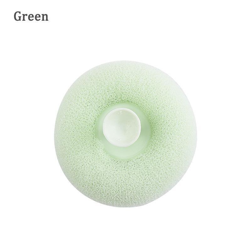 Ванная комната, ванна, душ, массажный шарик для ванны с щеткой-присоской, скребок для тела, скребок для спины, грязевая губка, отшелушивающая щетка