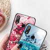Fashion HD Painted Tempered Glass Phone Case for Xiaomi Mi 9T Huawei Honor 8S Samsung A30 iPhone 12 13