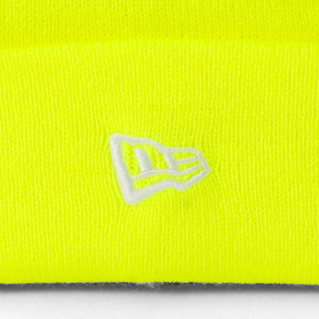New Era Basic Cuff Knit Neon FREE BASIC CUFF KNIT NYEL Hat, Yellow,