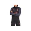 adidas Belgium Cold.Rdy Tiro 23 Slim Fit Теплый пуловер с длинным рукавом Футболка женская топы Черный HT7120